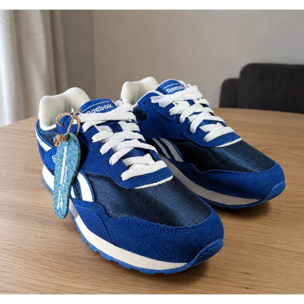 Reebok Women’s Blue White Athletic Running Shoes Size 8 | New